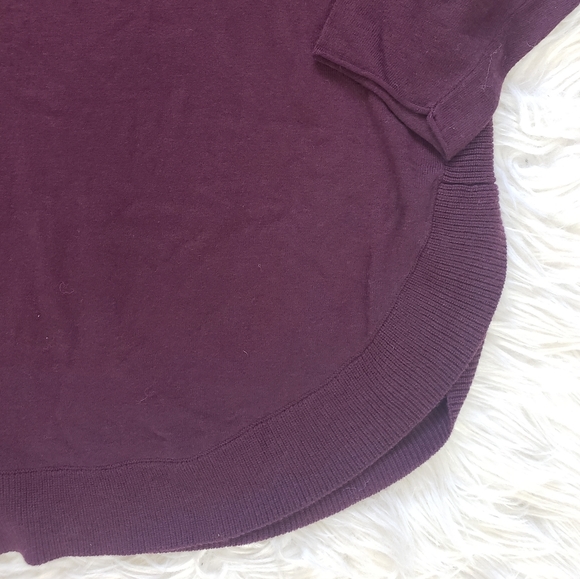 NEW Caslon Turtleneck Tunic Maroon Sweater - Picture 5 of 8